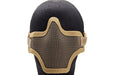 WoSport V1 Single-Band Scouts Half Face Airsoft Mask (Tan/ MA20)