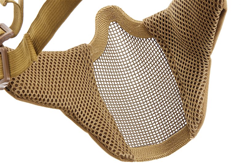 WoSport Tactical Glory Half Face Airsoft Mask (MA42/ Tan)
