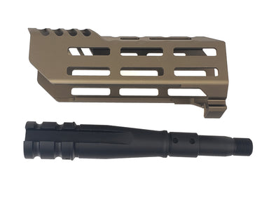 Airsoft Artisan 6" Handguard Set For SIG Airsoft MCX Virtus (Dark Earth)