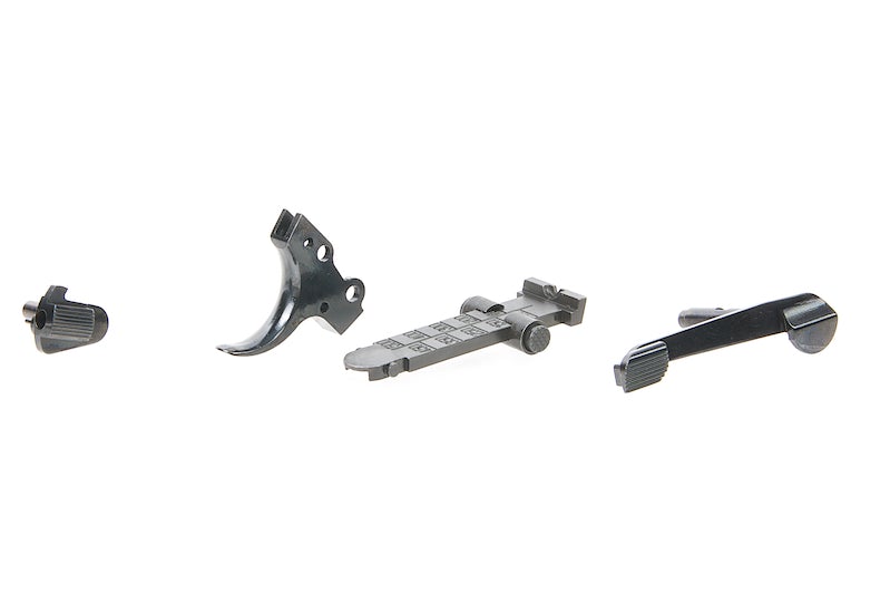 Mafioso Airsoft FN Hi-Power Browning Steel Glossy Black Kit for WE Hi Power Browning MK3 GBB Pistol