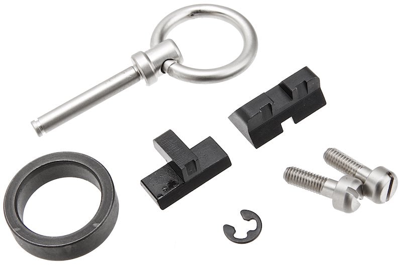 Mafioso Hi-Power MK3 GBB Full Steel Kit Set for WE Browning Hi-Power GBB (Silver)