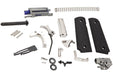 Mafioso Airsoft AMT Long Slide Kit with Parts & Laser Set for Marui 1911 Series GBB (Silver)