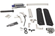 Mafioso Airsoft AMT Long Slide Kit with Parts & Laser Set for Marui 1911 Series GBB (Silver)