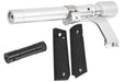 Mafioso Airsoft AMT Long Slide Kit with Parts & Laser Set for Marui 1911 Series GBB (Silver)