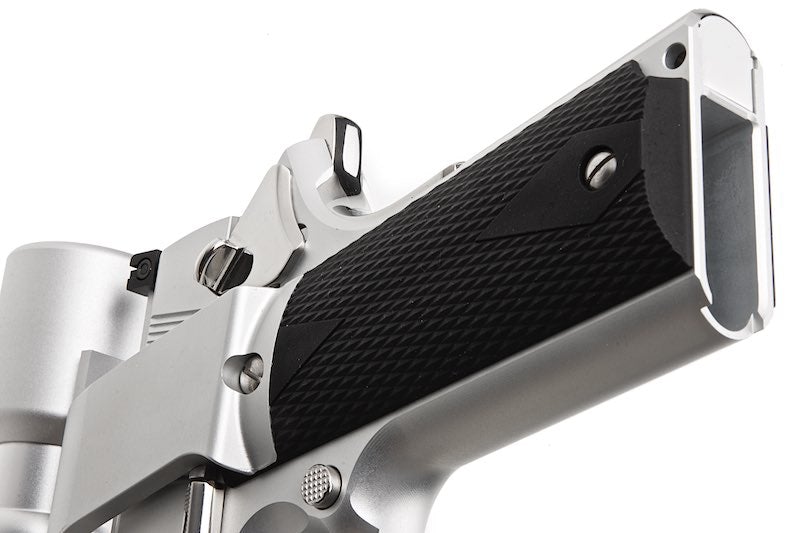 Mafioso Airsoft AMT Long Slide Kit with Parts & Laser Set for Marui 1911 Series GBB (Silver)