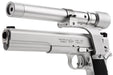 Mafioso Airsoft AMT Long Slide Kit with Parts & Laser Set for Marui 1911 Series GBB (Silver)