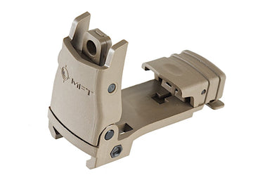 MFT Back Up Polymer Flip Up Rear Sight w/ Windage Adjustment (Dark Earth)