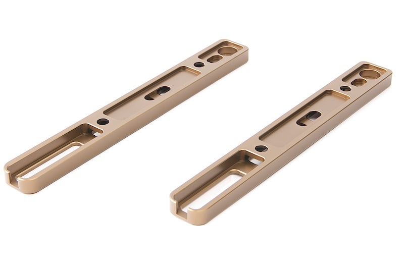 Renegade-tech CNC Aluminum M-LOK Picatinny Rail for SCAR Series Airsoft Rifle (TAN)
