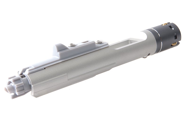 G&P MWS Forged Aluminum Complete Bolt Carrier Group Set for Marui Buffer Tube (Silver)