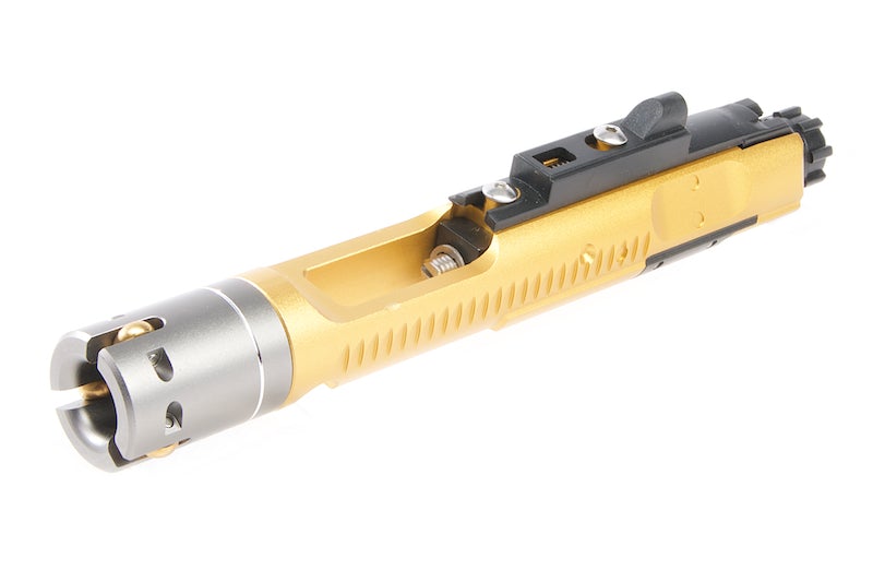G&P MWS Forged Aluminum Complete Bolt Carrier Group Set for G&P Buffer Tube (Gold)