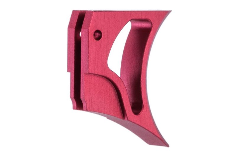 Nine Ball Round Trigger 'OMEGA' for Marui 5.1/ 4.3 GBB (Red)