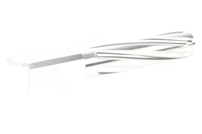 Nine Ball Aluminum Non-Recoiling 'Fixed' Outer Barrel for Marui Model 19 Gen 3 GBB (Silver)