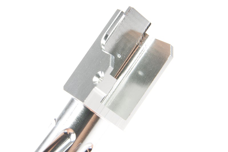 Nine Ball Aluminum Non-Recoiling 'Fixed' Outer Barrel for Marui Model 19 Gen 3 GBB (Silver)