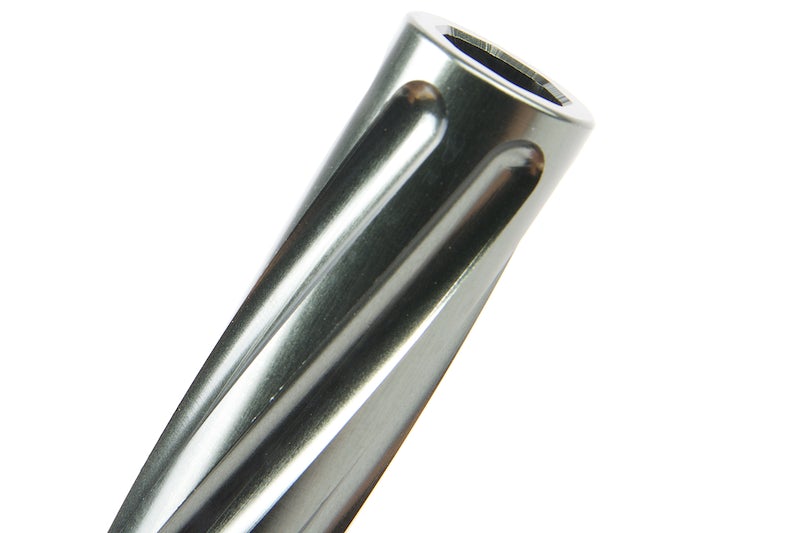 Nine Ball Aluminum Non-Recoiling 'Fixed' Outer Barrel for Marui Model 19 Gen 3 GBB (Gun Metal)