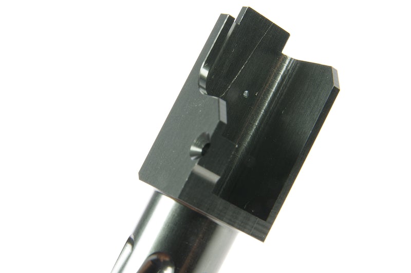 Nine Ball Aluminum Non-Recoiling 'Fixed' Outer Barrel for Marui Model 19 Gen 3 GBB (Gun Metal)