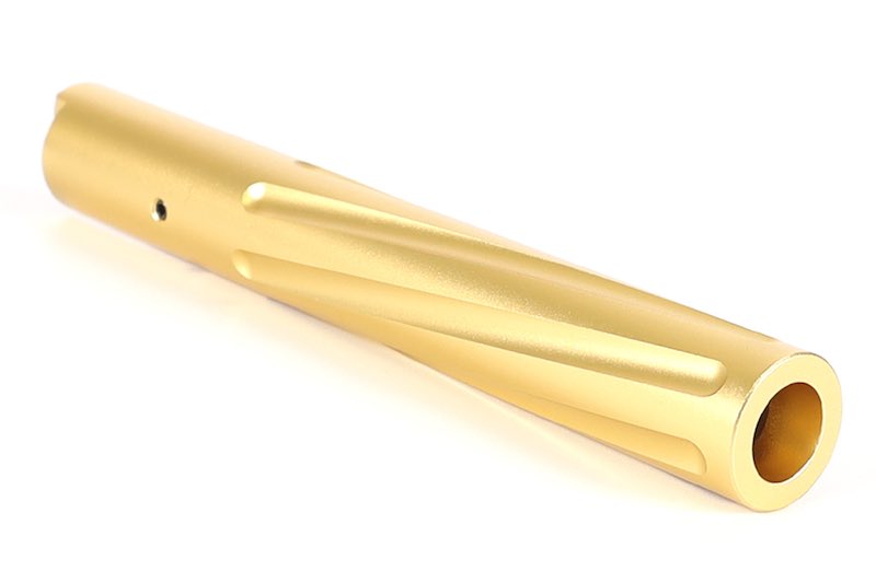 Nine Ball Flute Twisted Outer Barrel For Marui Hi-CAPA 5.1 Airsoft GBB (Gold)