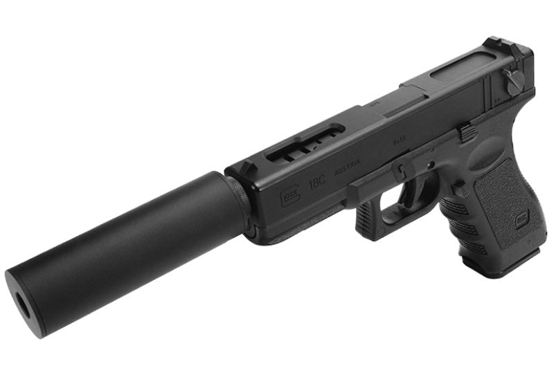 Nine Ball 6.03mm Long Precision Barrel with 14mm CCW Adapter for Marui Based G18C AEP (168mm)