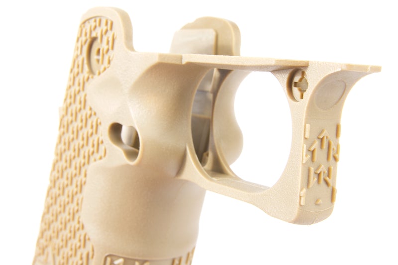 Nova STI Custom Polymer Grip for Marui Hi-Capa GBB (Tan)