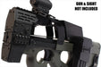 Nitro.Vo P90 Armored Rail System for Marui P90 TR / PS90 HC (Can't fit P90)