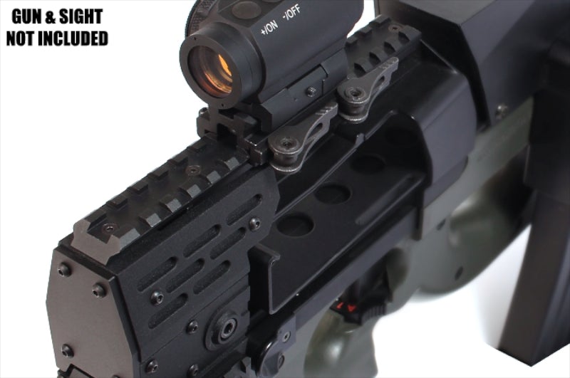 Nitro.Vo P90 Armored Rail System for Marui P90 TR / PS90 HC (Can't fit P90)