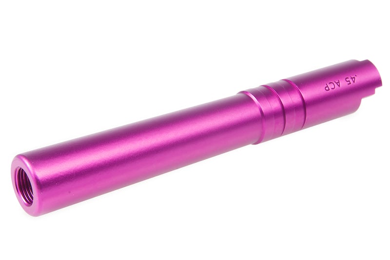 Airsoft Masterpiece .45 Threaded Aluminum Outer Barrel for Marui Hi-Capa 5.1 GBB Pistol (Purple)