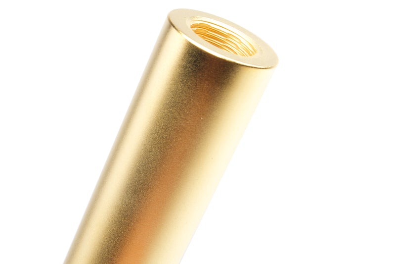 Airsoft Masterpiece .45 ACP Stainless Steel Threaded Outer Barrel for Marui Hi-Capa 4.3 GBB (Gold)