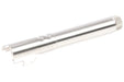 Airsoft Masterpiece Steel Fix Outer Barrel w/ Threads for Marui Hi-Capa 5.1 GBB (Silver)