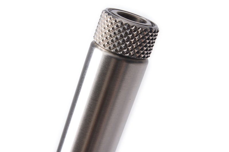 Airsoft Masterpiece Steel Fix Outer Barrel w/ Threads for Marui Hi-Capa 5.1 GBB (Silver)