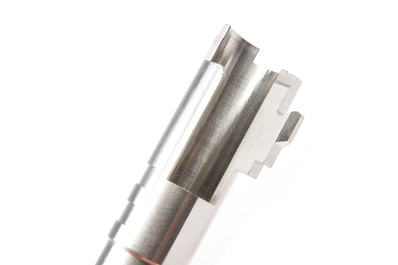 Airsoft Masterpiece Steel Fix Outer Barrel w/ Threads for Marui Hi-Capa 5.1 GBB (Silver)