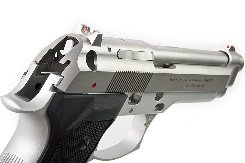 Papago Arms M92FS Inox Type Full Stainless Steel Silver Conversion Kit for Marui M9A1 GBB