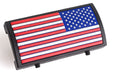 Custom Gun Rails (CGR) Aluminum Rail Cover (PVC American Flag / RWB / Stars Right)