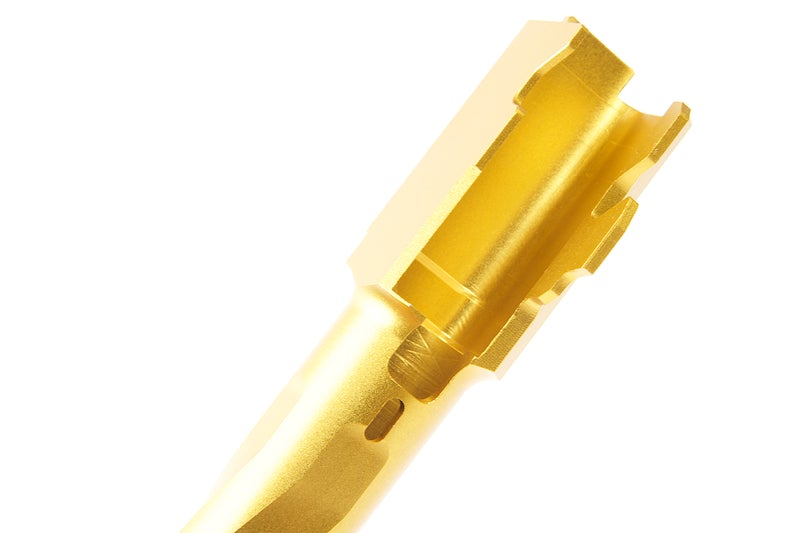 RGW PMM Glock Compensator Barrel Set (Long) for VFC (Umarex) G17 Gen 5 GBB (Gold)