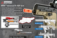Airtech Studios ARA Advanced R-Hop Arm for Krytac/ M4 Chamber