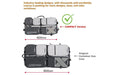 Satellite Container Gun Case Compact (600mm X 300mm X 75mm/ MCBK)