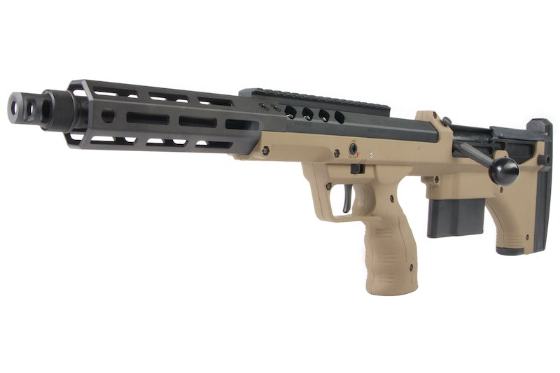 Silverback SRS A2/M2 Covert Licensed by Desert Tech (Dark Earth/ Left/ 16" Barrel)