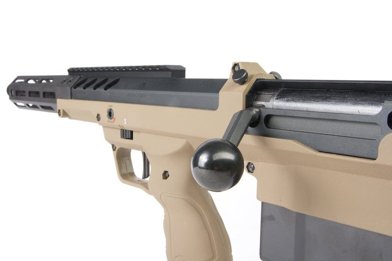 Silverback SRS A2/M2 Covert Licensed by Desert Tech (Dark Earth/ Left/ 16" Barrel)