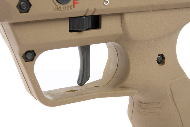 Silverback SRS A2/M2 Covert Licensed by Desert Tech (Dark Earth/ Left/ 16" Barrel)