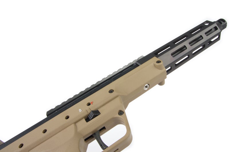 Silverback SRS A2/M2 Covert Licensed by Desert Tech (Dark Earth/ Left/ 16" Barrel)