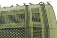 SilverBack Cotton Arab Shemagh Scarf XXL (Green & Black)