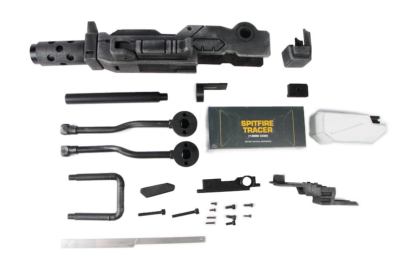 Showguns RX-79 Gundam Ground Type MG100 Machine Gun Kit with Fire Pig Light Tracer for Action Arm AAP-01