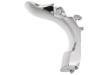 Airsoft Masterpiece Steel Grip Safety for Marui Hi-Capa GBB (Type 2 - S Style/ Silver)