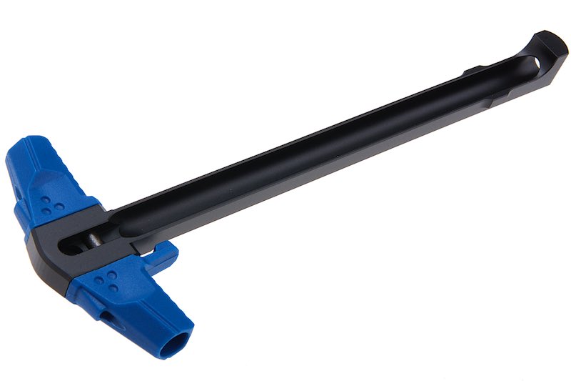 Strike Industries T-Bone Charging Handle (Black/ Blue)