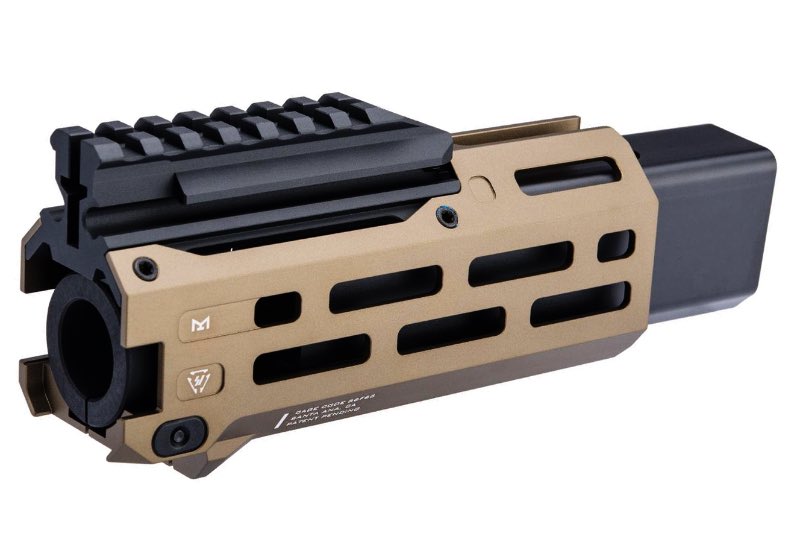 Strike Industries 6 inch Handguard for CZ Scorpion EVO (Dark Earth)