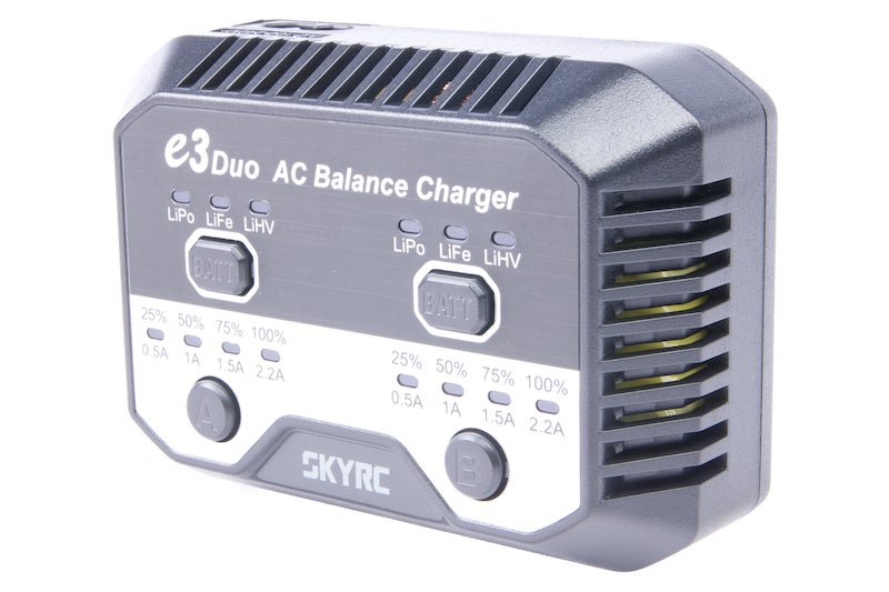 SKYRC E3 Duo Balance 100v-240v Battery Charger (UK Plug)