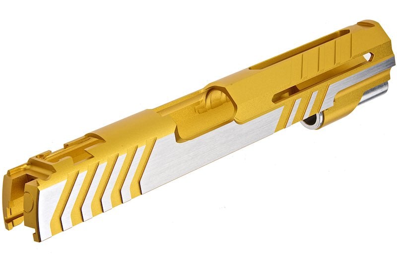 Airsoft Masterpiece Custom 'Alpha' Standard Slide for Marui Hi-Capa / 1911 GBB (Gold 2 Tone)