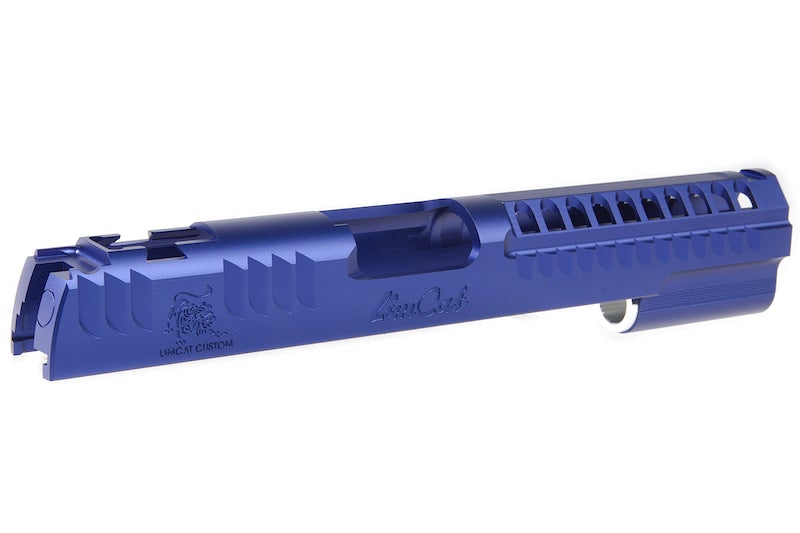 Airsoft Masterpiece Limcat Custom Standard Slide for Marui Hi-Capa / 1911 (Blue)