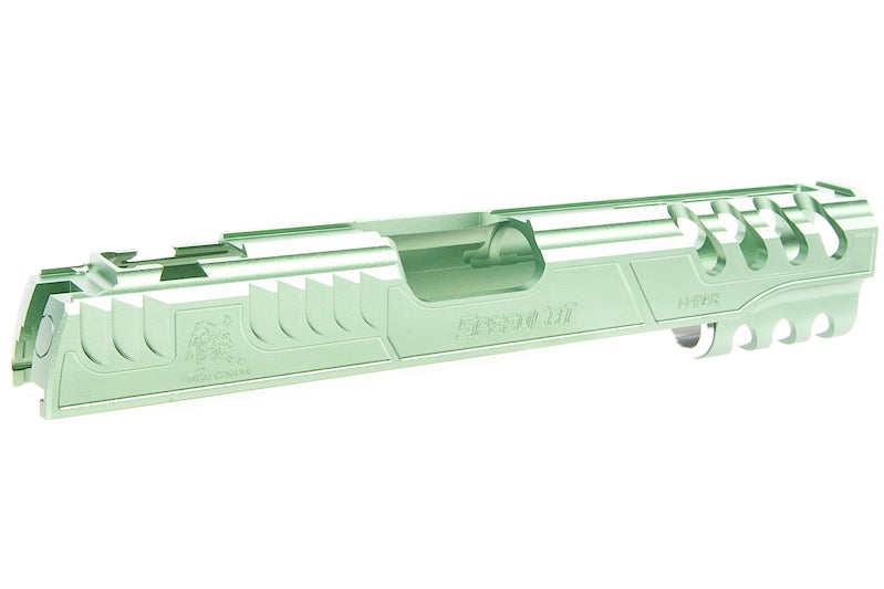 Airsoft Masterpiece Limcat 'SpeedCat' Standard Slide for Marui Hi-Capa/ 1911 GBB (Green/ New Pattern)