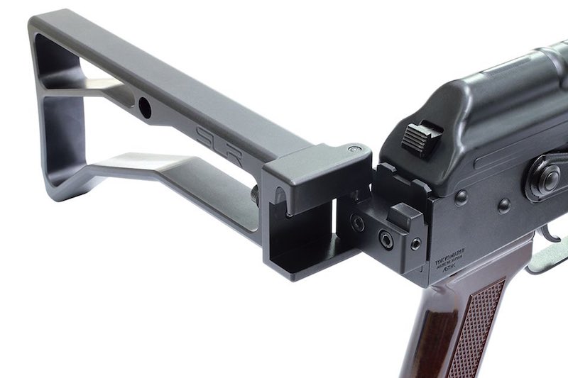 Dytac (SLR Rifleworks) AK Billet Stock w/Folding & Fixed Stock Adaptor for Tokyo Marui AKM Airsoft GBB