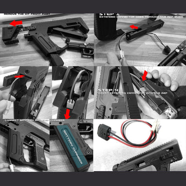 SRU Battery Extended Connector for G18C AEP with PDW-K Kit (SRU-SR-PDW-CNR)