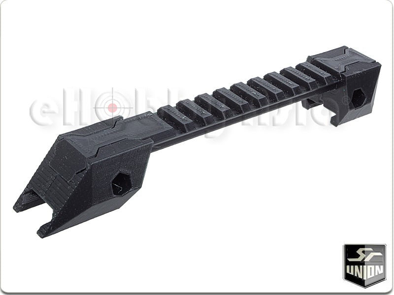 SRU SCAR Bullup Gun Rail (Scope Mount, Black)